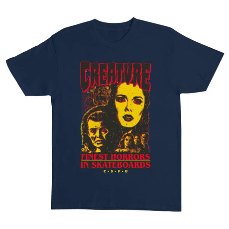 Creature Prequel S/S Heavyweight T-Shirt front blue