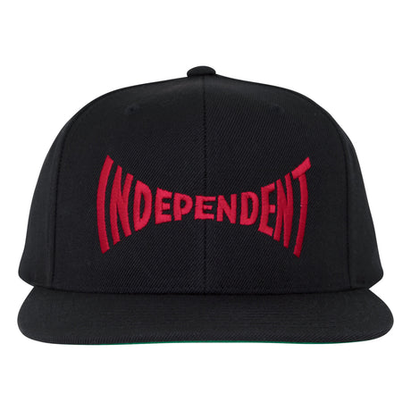 Independent Span Black Snapback
