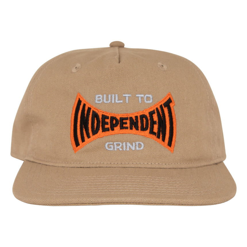 Independent Built to Grind Unstructured Snapback Hat