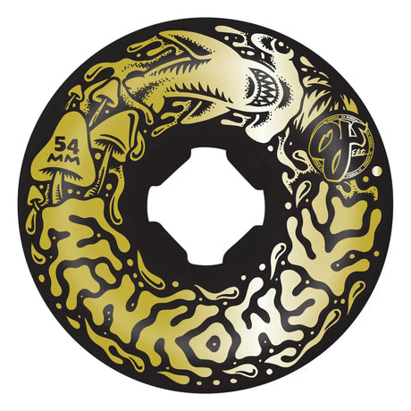OJ Erick Winkowski 54MM 95A Gold Dope Planet Elite Hardline Skateboard Wheel - Black
