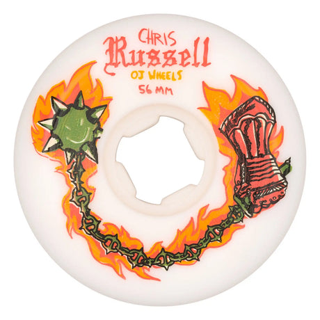 OJ Chris Russell 56MM Elite Hardline 101A Skateboard Wheels front