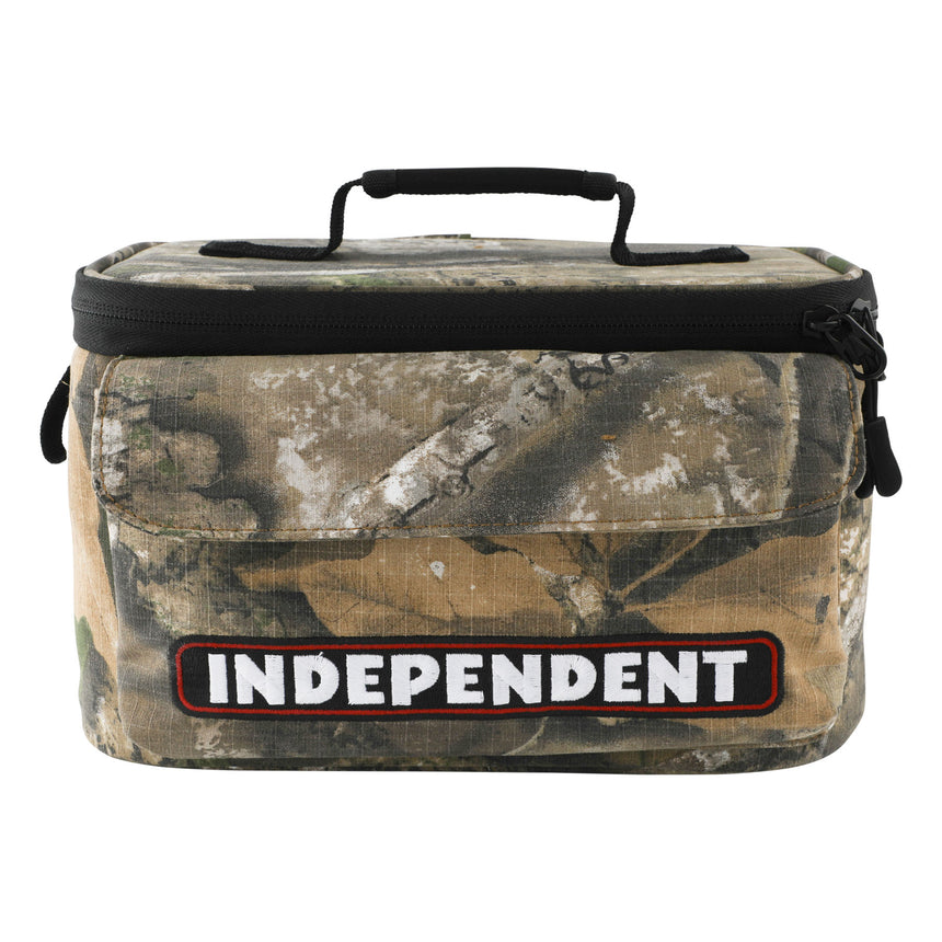INDEPENDENT bar logo Realtree Cooler