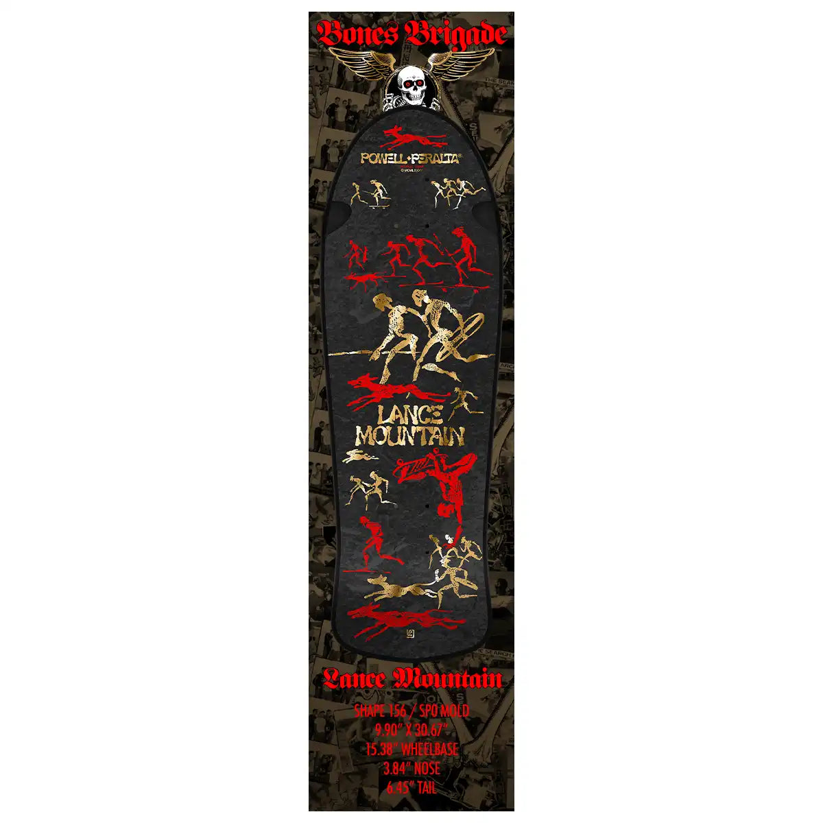 Powell Peralta Bones Brigade 16 Lance Mountain - Black