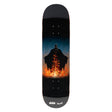 Welcome x Batman Bat Flames 8.5" Skateboard Deck - Black