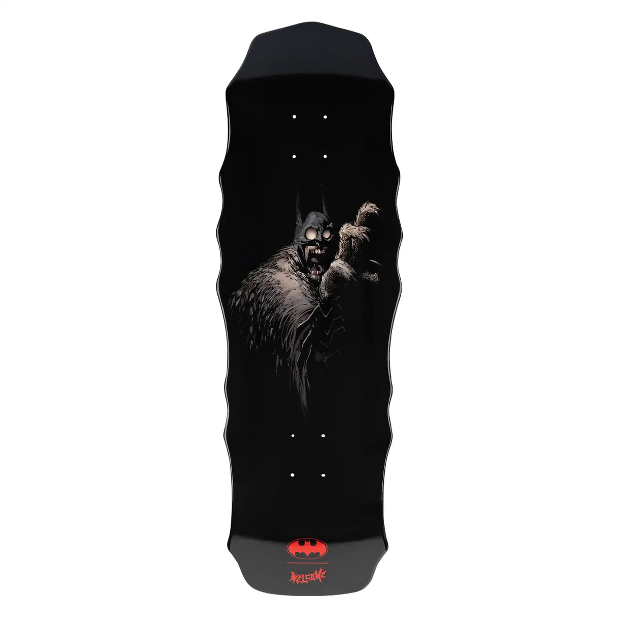 Welcome x Batman Batmonster on 10" Widow Skateboard Deck - Black Dip