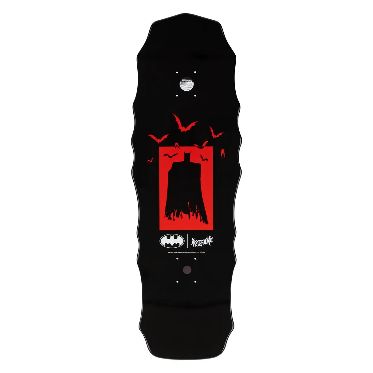 Welcome x Batman Batmonster on 10" Widow Skateboard Deck - Black Dip