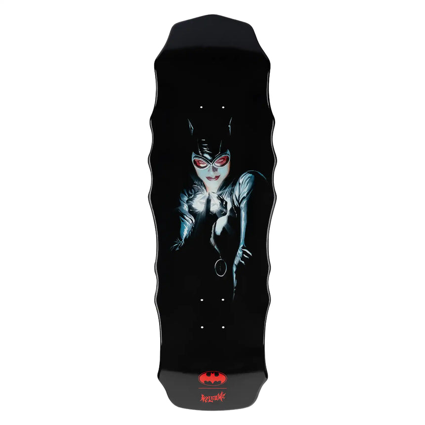 Welcome x Batman Catwoman 10" Widow Skateboard Deck - Black Dip