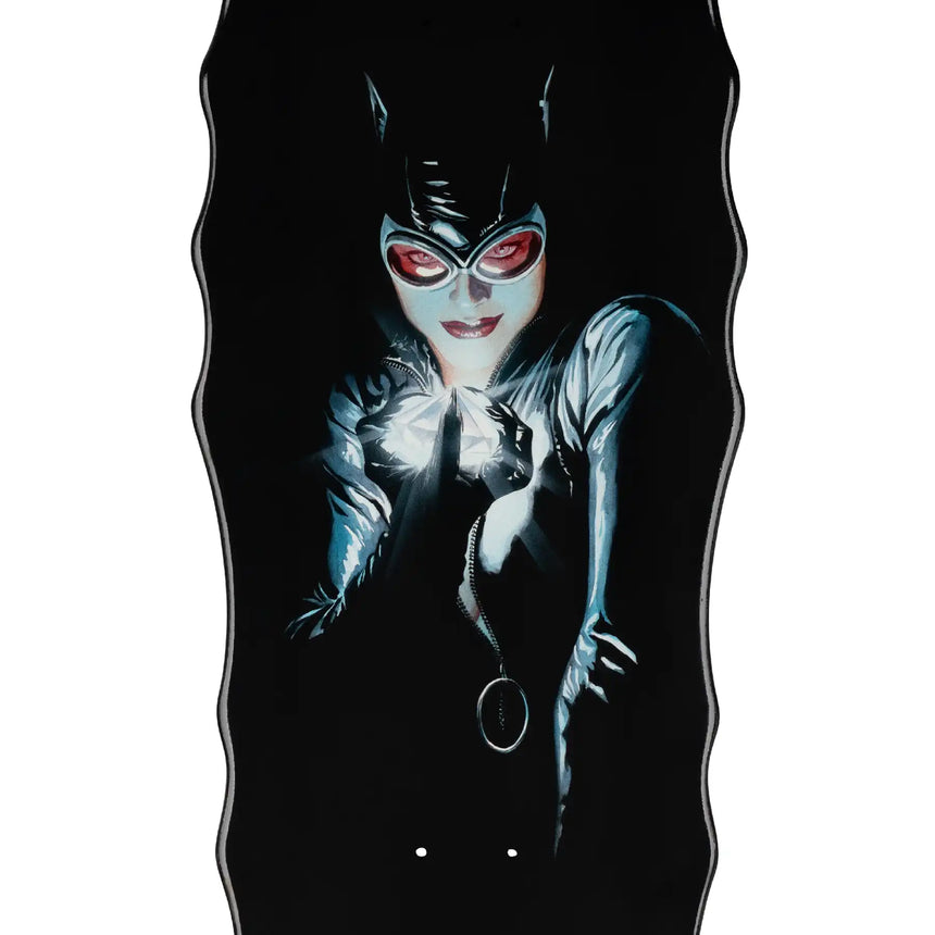 Welcome x Batman Catwoman 10" Widow Skateboard Deck - Black Dip