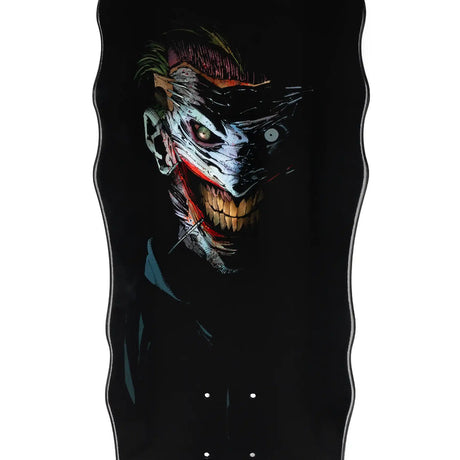 Welcome x Batman Joker on Widow 10" Skateboard Deck - Black Dip