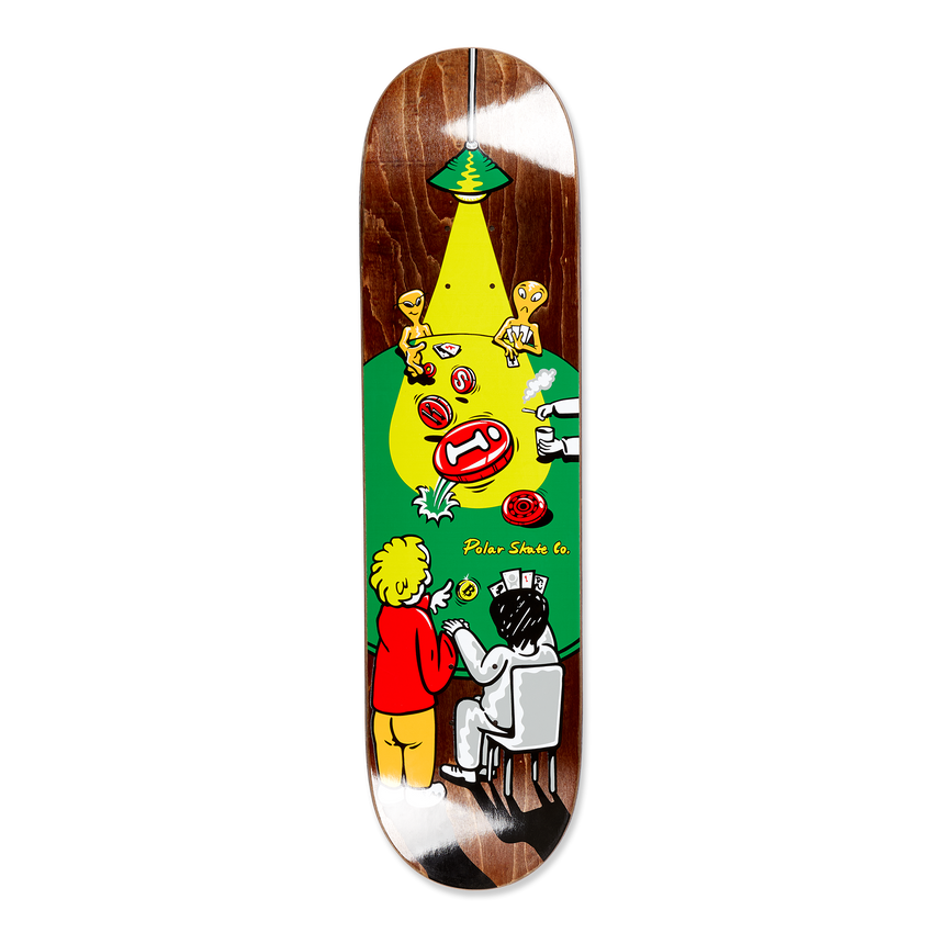 Polar Oskar Rozenberg Poker Face Skateboard Deck - 8.5
