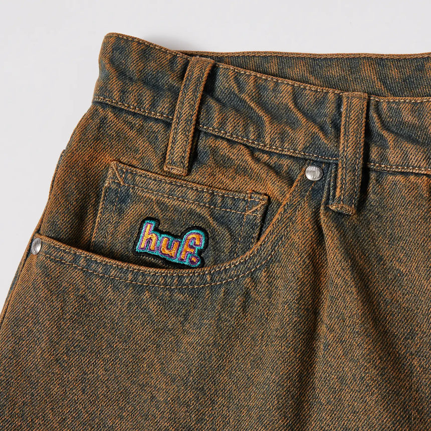 Huf Cromer Pant Washed Burnt Blue