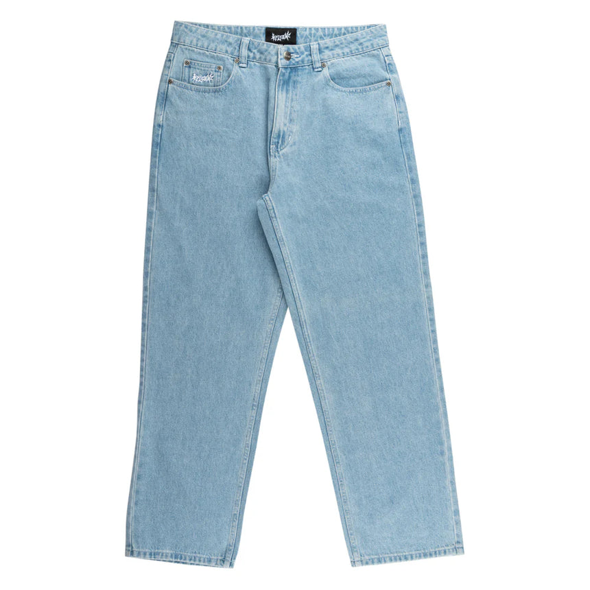 Welcome Immortal Loose Straight Denim - Washed Blue