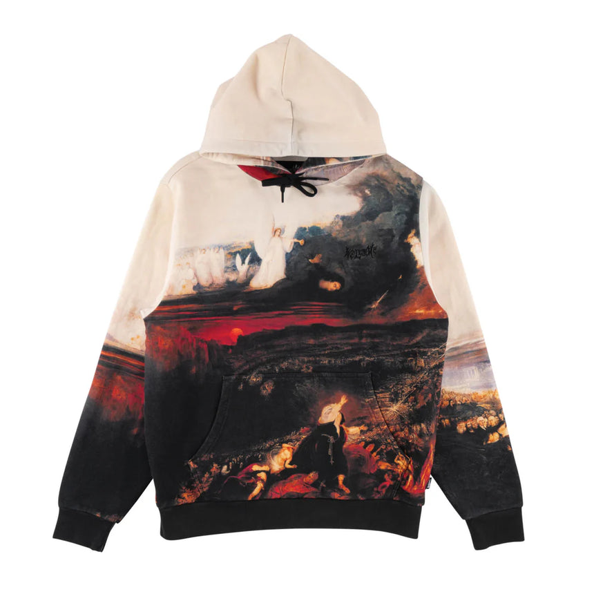 Welcome Judgement All Over Print pullover Hoodie