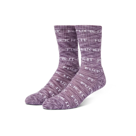 Huf Fuck It Marled Sock purple