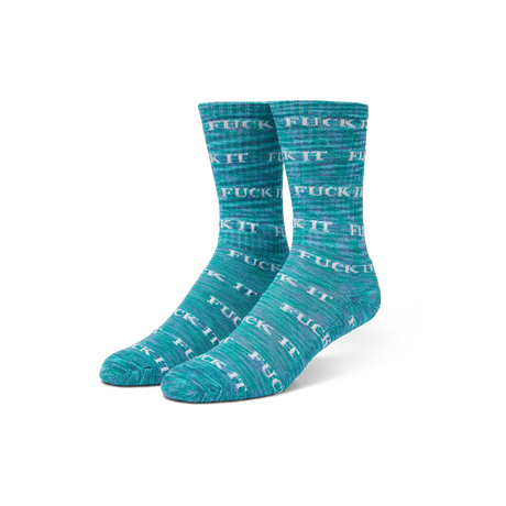 Huf Fuck It Marled Sock sea green