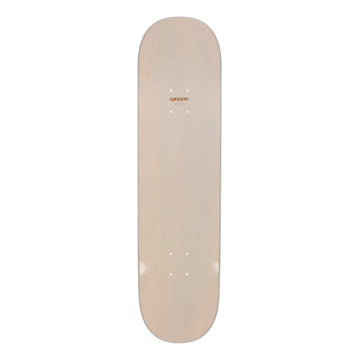 GX1000 OG Logo Grey Skateboard Deck