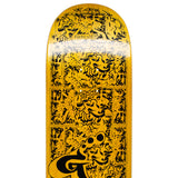 GX1000 Mono "Carlyle" Black Skateboard Deck - 8.625