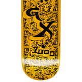 GX1000 Mono "Carlyle" Black Skateboard Deck - 8.625