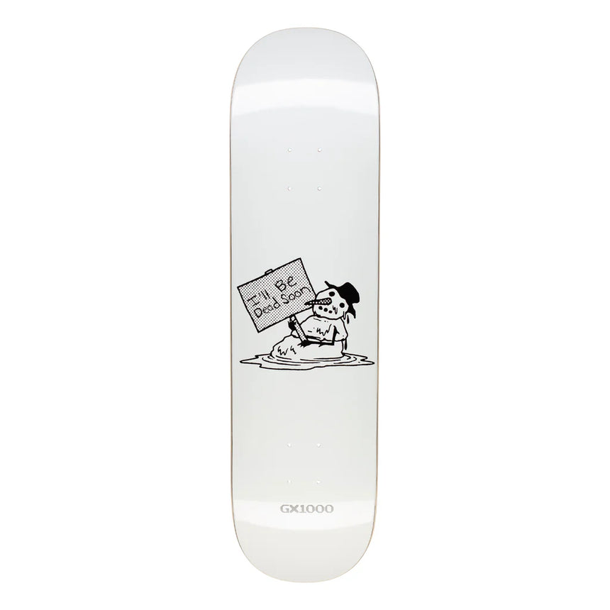 GX1000 Snowman Grey 8.375" Skateboard Deck