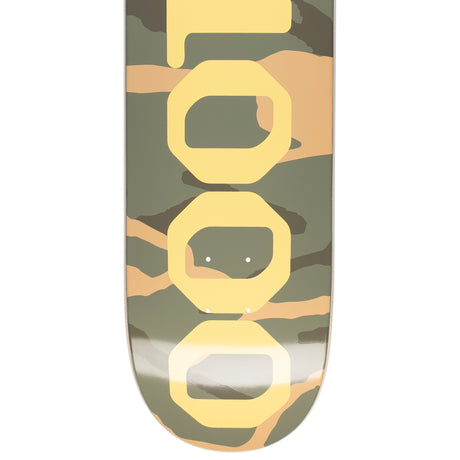GX1000 OG Logo Camo Yellow 8.5 Skateboard Deck