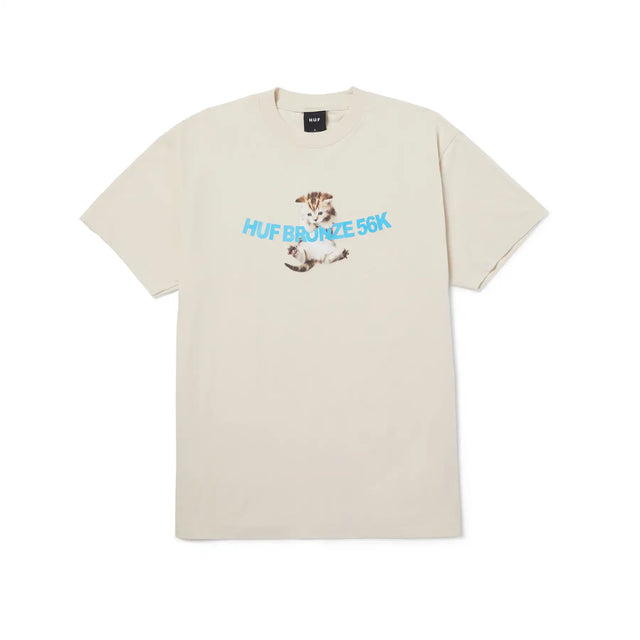 Huf x Bronze 56K Hang in There S/S T-shirt - Natural