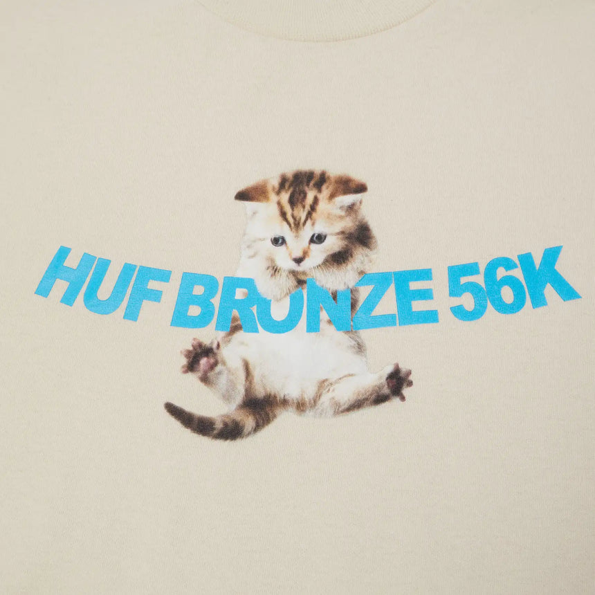 Huf x Bronze 56K Hang in There S/S T-shirt - Natural