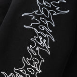 Welcome Barb Sleeve Embroidered Hoodie -Pigment-Dyed Black