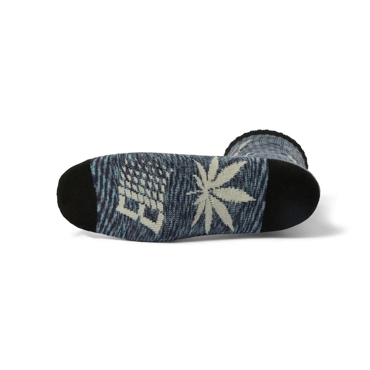 Huf x Bronze 56K Plantlife Marled Sock - Black