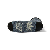 Huf x Bronze 56K Plantlife Marled Sock - Black