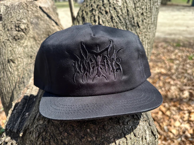 Metal Logo Black Canvas Cap