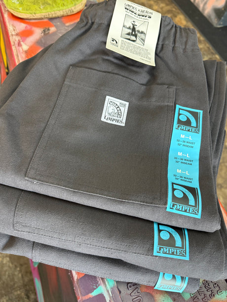 Limpies x Heroin Charcoal Pants