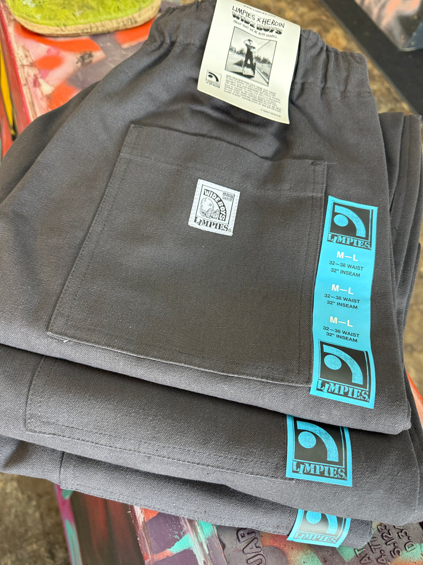 Limpies x Heroin Charcoal Pants
