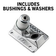 Ace AF1 Polished Inverted Baseplate Set