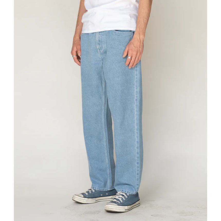 Welcome Immortal Loose Straight Denim - Washed Blue