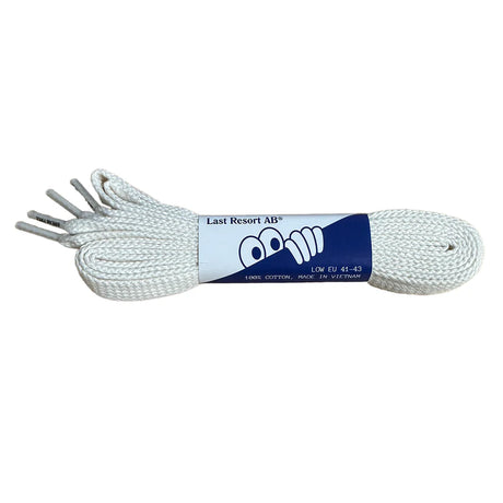 Last Resort Cotton Shoe Laces white