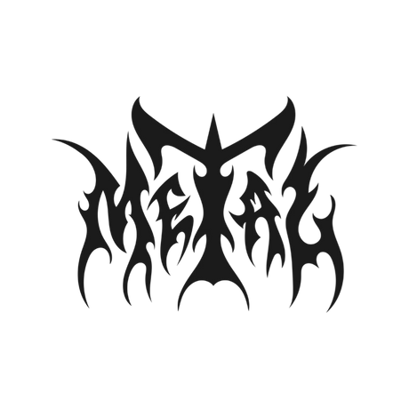 Metal skateboards logo