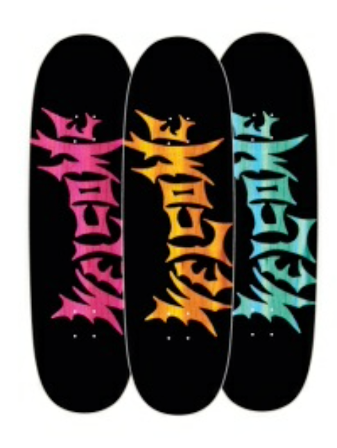 Welcome Vamp on 9.5" Boline 2.0 - Black/Assorted Stains