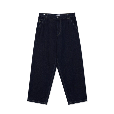 Black jeans on a white background