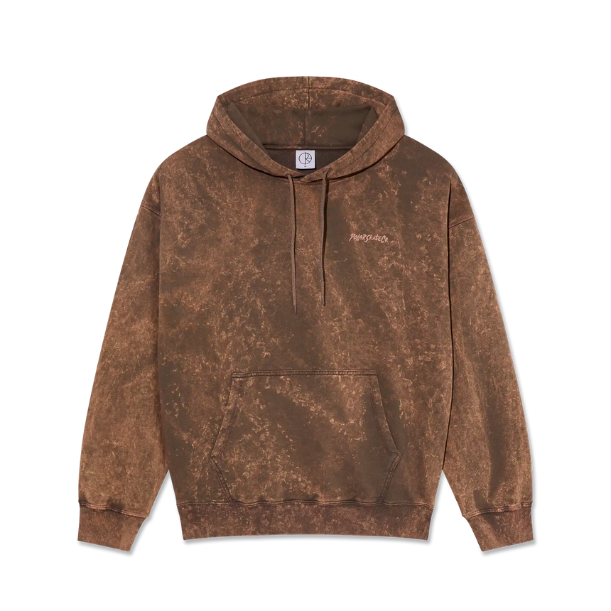 Polar Acid Frankie Surf Logo Hoodie - Brown front