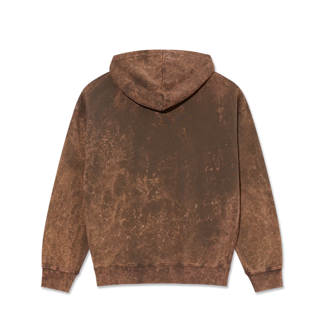 Polar Acid Frankie Surf Logo Hoodie - Brown back