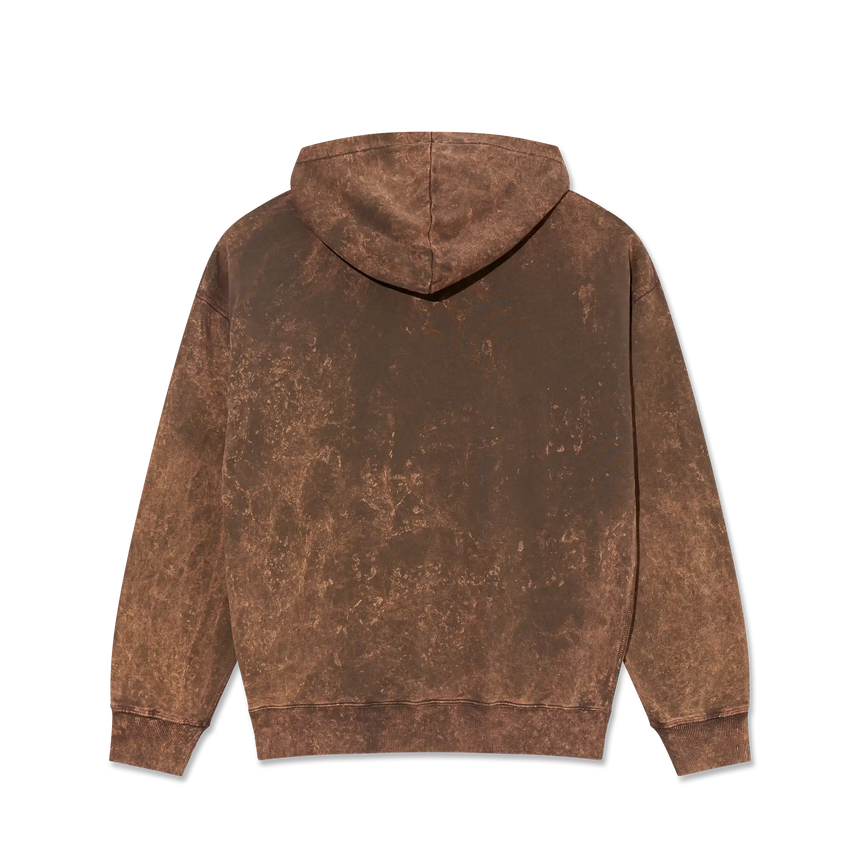 Polar Acid Frankie Surf Logo Hoodie - Brown back