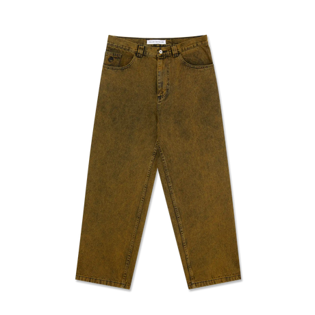 Polar Big Boy Pants - Yellow Wash Over Black