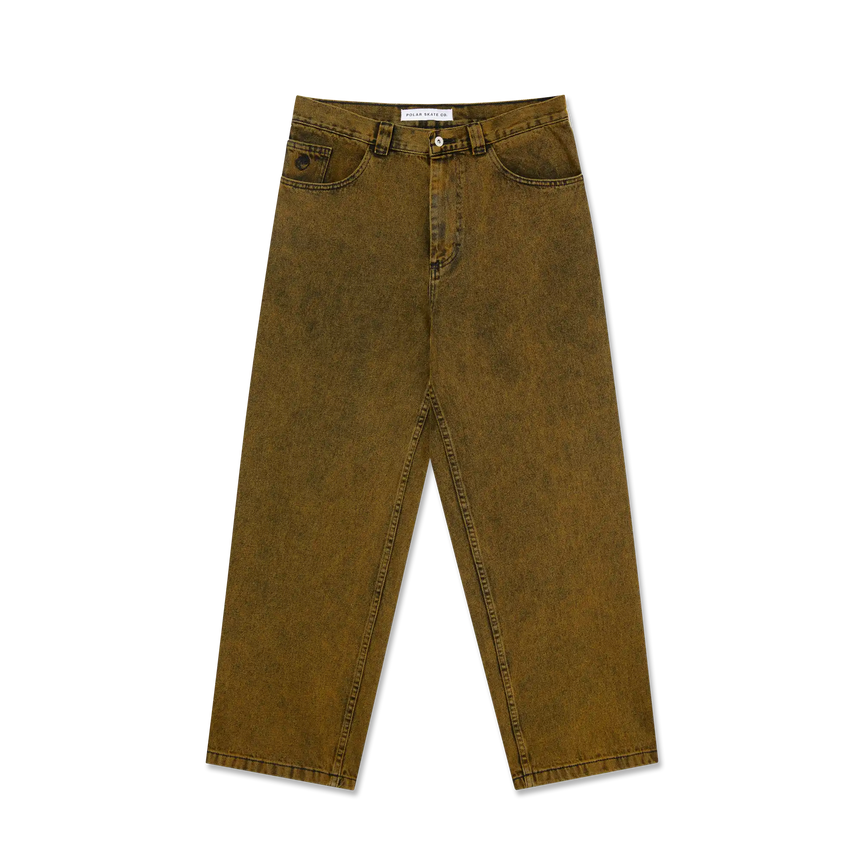 Polar Big Boy Pants - Yellow Wash Over Black