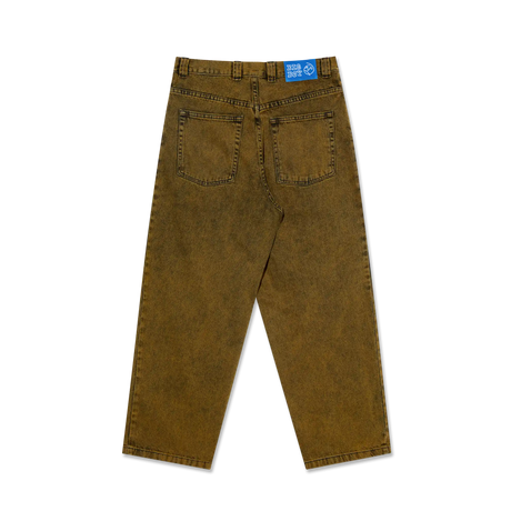 Polar Big Boy Pants - Yellow Wash Over Black back