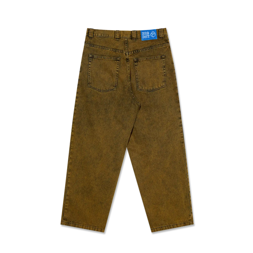 Polar Big Boy Pants - Yellow Wash Over Black back