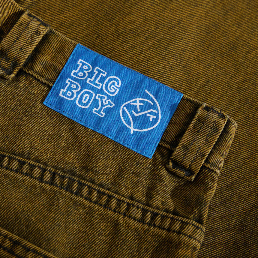 Polar Big Boy Pants - Yellow Wash Over Black