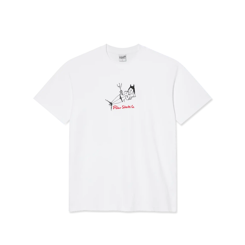 Polar Devil Woman Tee Shirt - White front