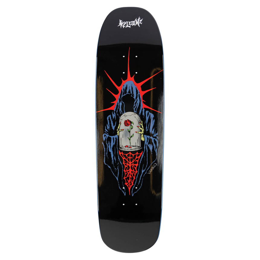 Welcome Wilted on 9" Panther - Black/Blue Dip