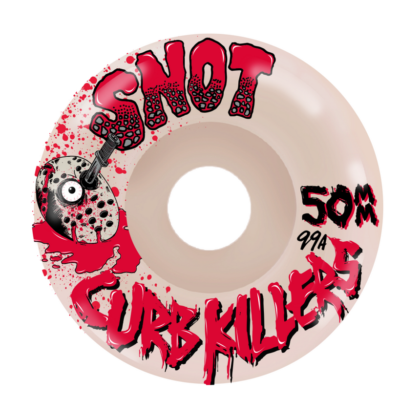 Snot Curb Killer 50mm 99a Conical Skateboard Wheel - Natural