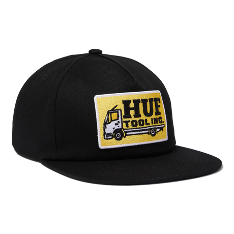 Huf Tool Co 5 Panel Unstructured Snapback Cap black